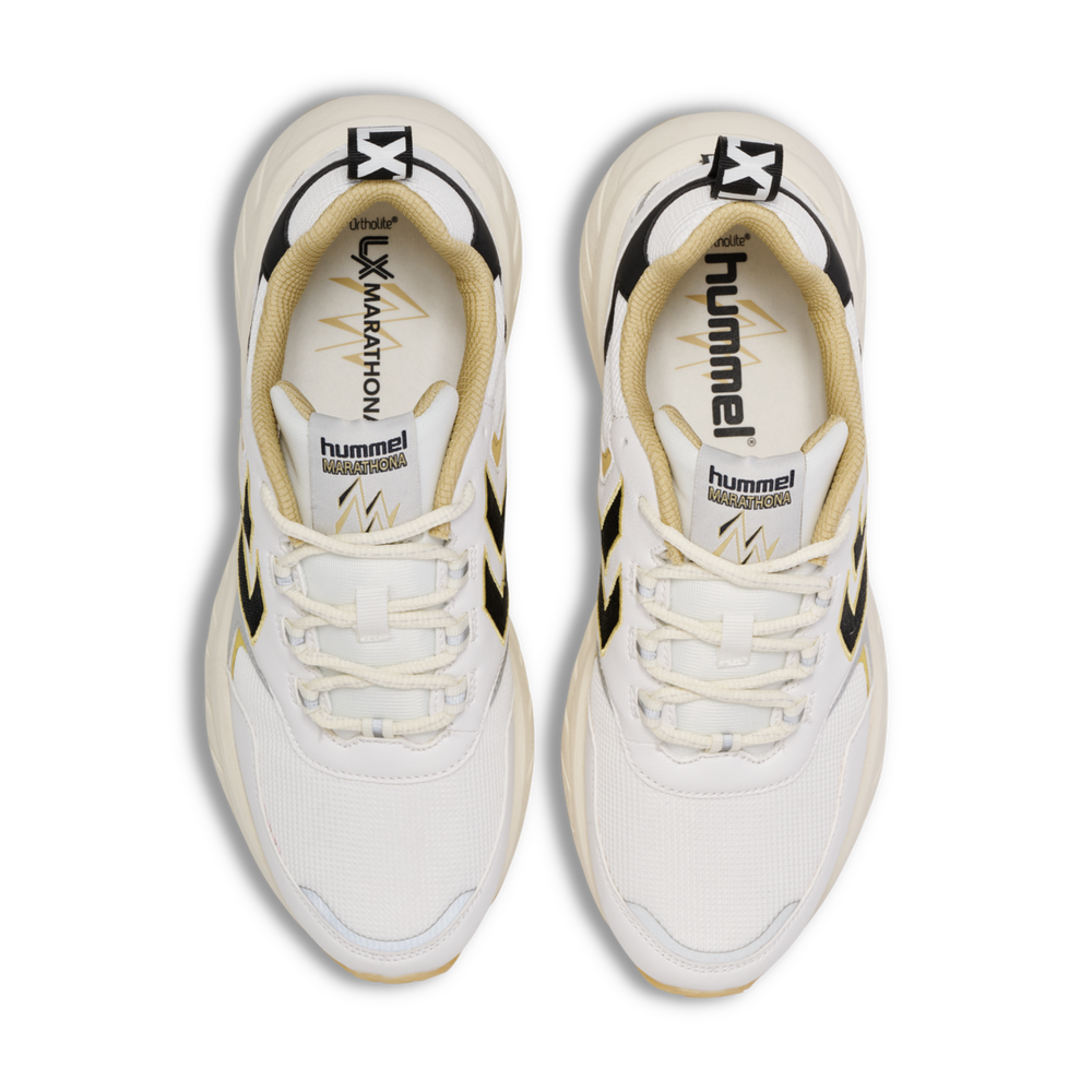 Hummel marathona reach lx rt in white black yellow - Image 3