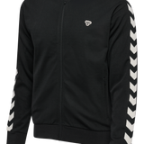 Hummel hmlARCHIVE regular poly zip jacket in black - Image 5
