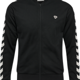 Hummel hmlARCHIVE regular poly zip jacket in black - Image 7
