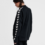 Hummel hmlARCHIVE regular poly zip jacket in black - Image 3