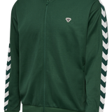 Hummel hmlARCHIVE regular poly zip jacket in dark green - Image 5