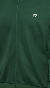Hummel hmlARCHIVE regular poly zip jacket in dark green - Image 5