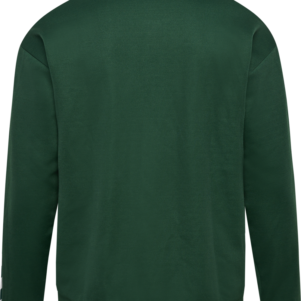 Hummel hmlARCHIVE regular poly zip jacket in dark green - Image 6