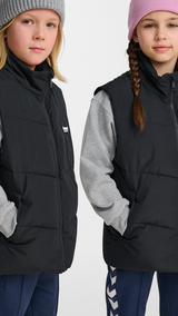 Hummel hmlJR puffer vest in black - Image 1