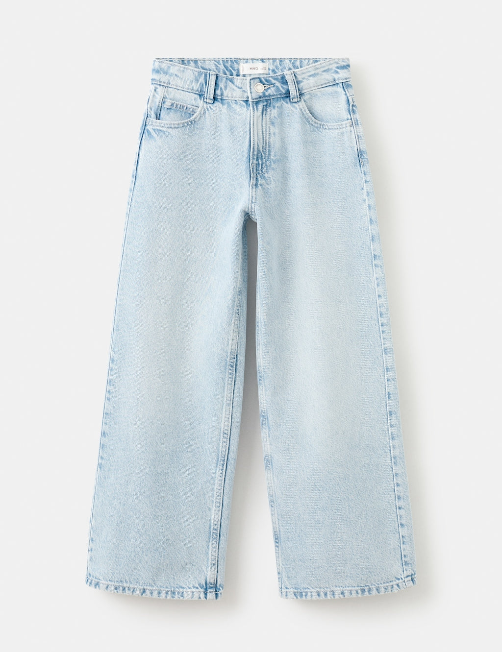 Mango jeans widec in light denim - Image 2