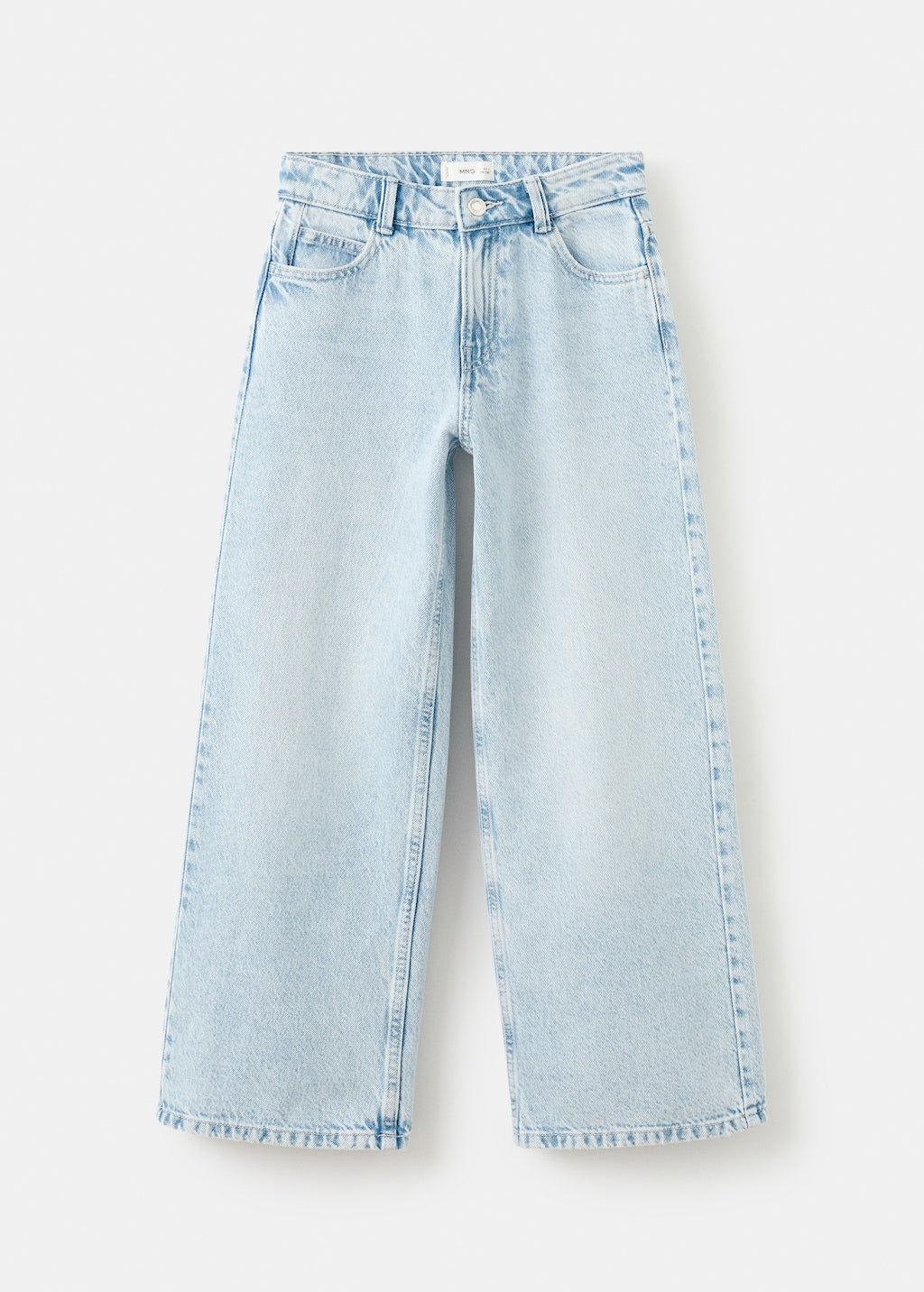 Mango jeans widec in light denim - Image 2