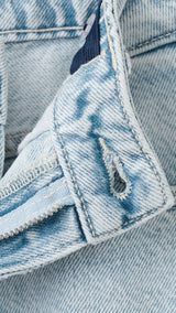 Mango jeans widec in light denim - Image 4