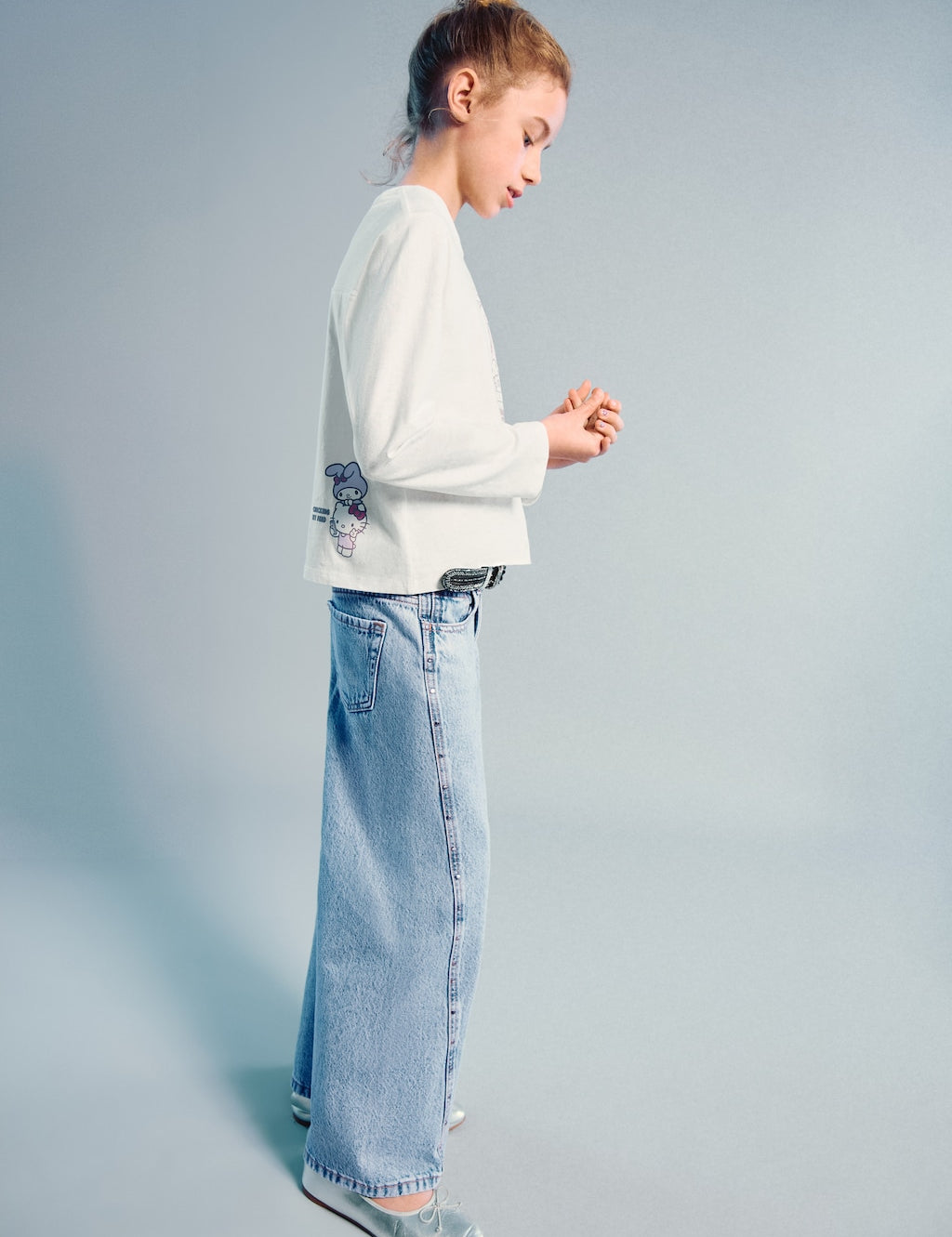 Mango jeans lowriset in light denim - Image 1