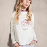 Mango t-shirt hkselfie in off white - Image 5