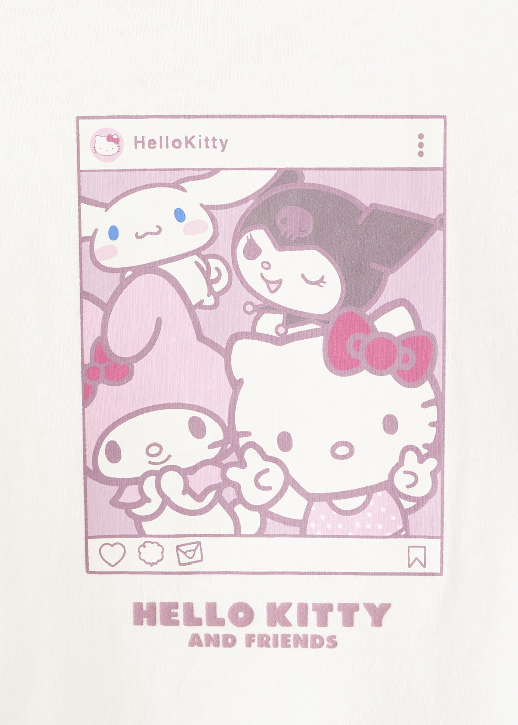 Mango t-shirt hkselfie in off white - Image 6