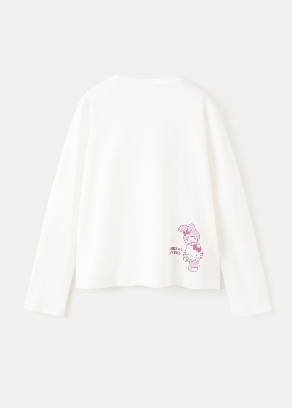 Mango t-shirt hkselfie in off white - Image 7