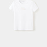 Mango t-shirt mangolog in white - 021