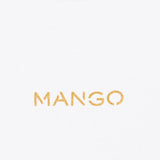 Mango t-shirt mangolog in white - 023