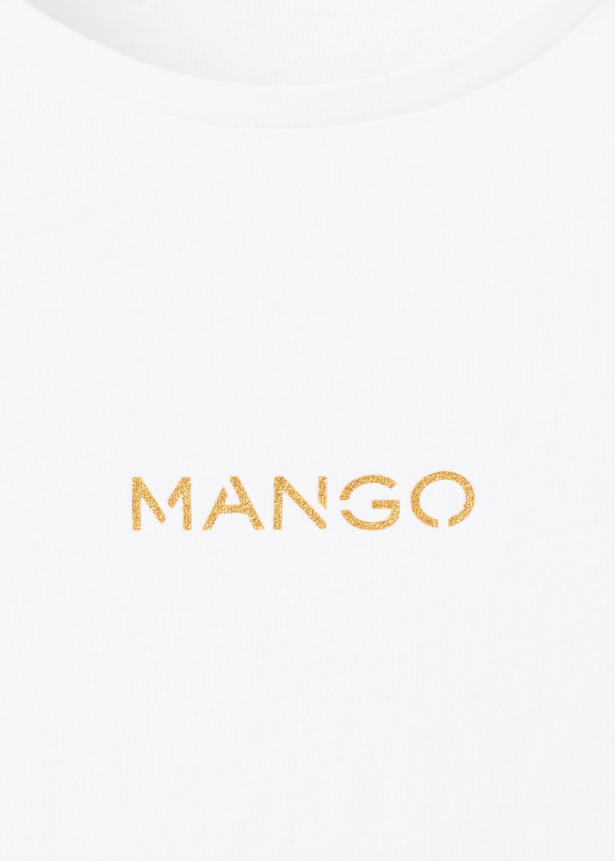 Mango t-shirt mangolog in white - 023