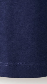 Mango t-shirt mangolog in navy