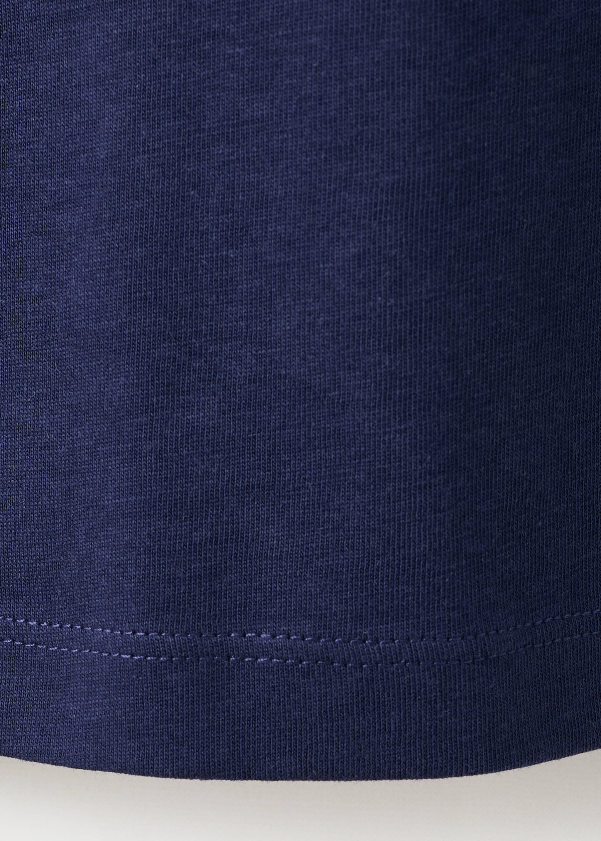 Mango t-shirt mangolog in navy