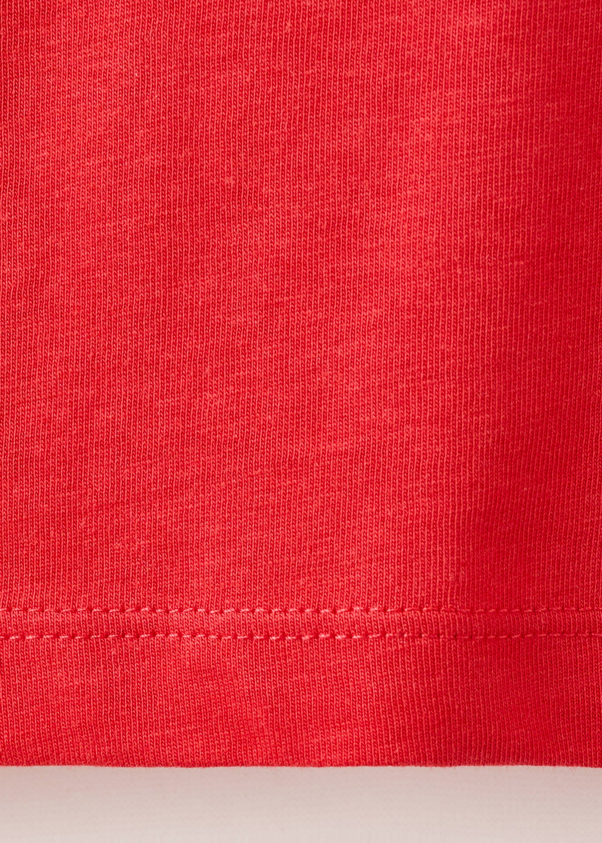 Mango t-shirt mangolog in red - 030
