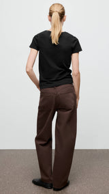 Mango t-shirt mangolog in black - 003