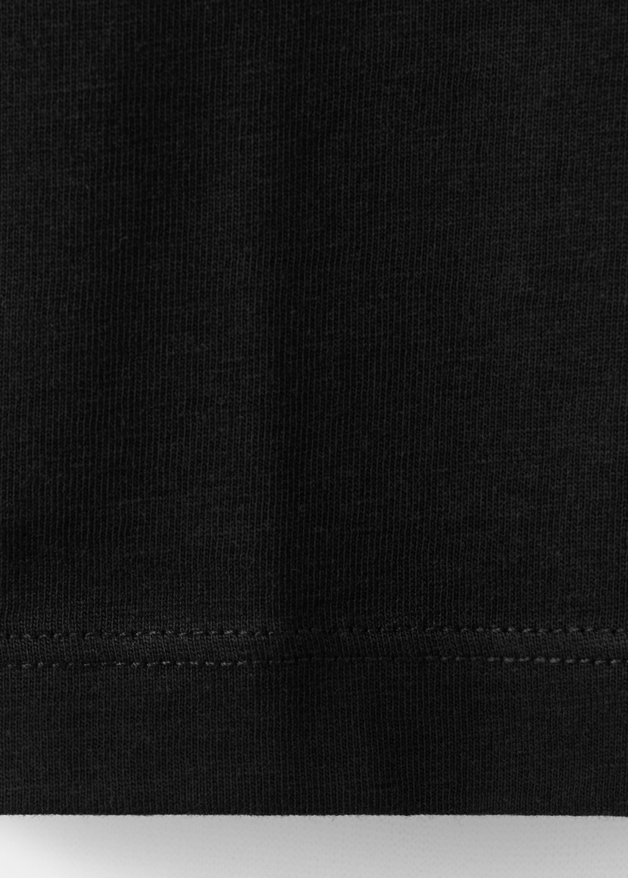 Mango t-shirt mangolog in black - 030