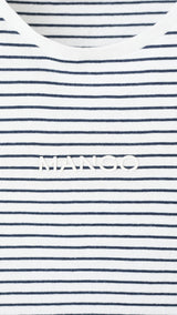 Mango t-shirt mangora in navy