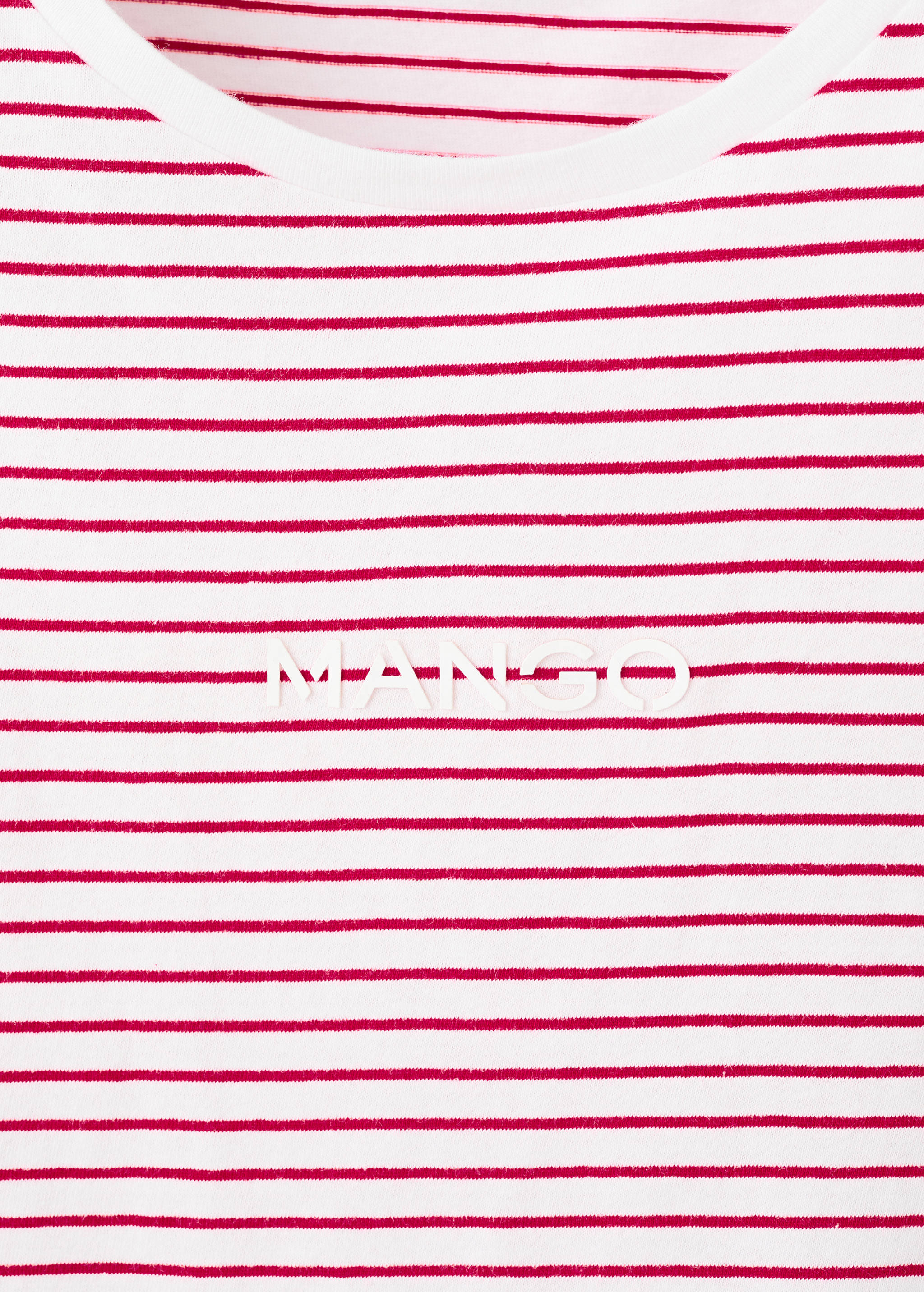 Mango t-shirt mangora in red