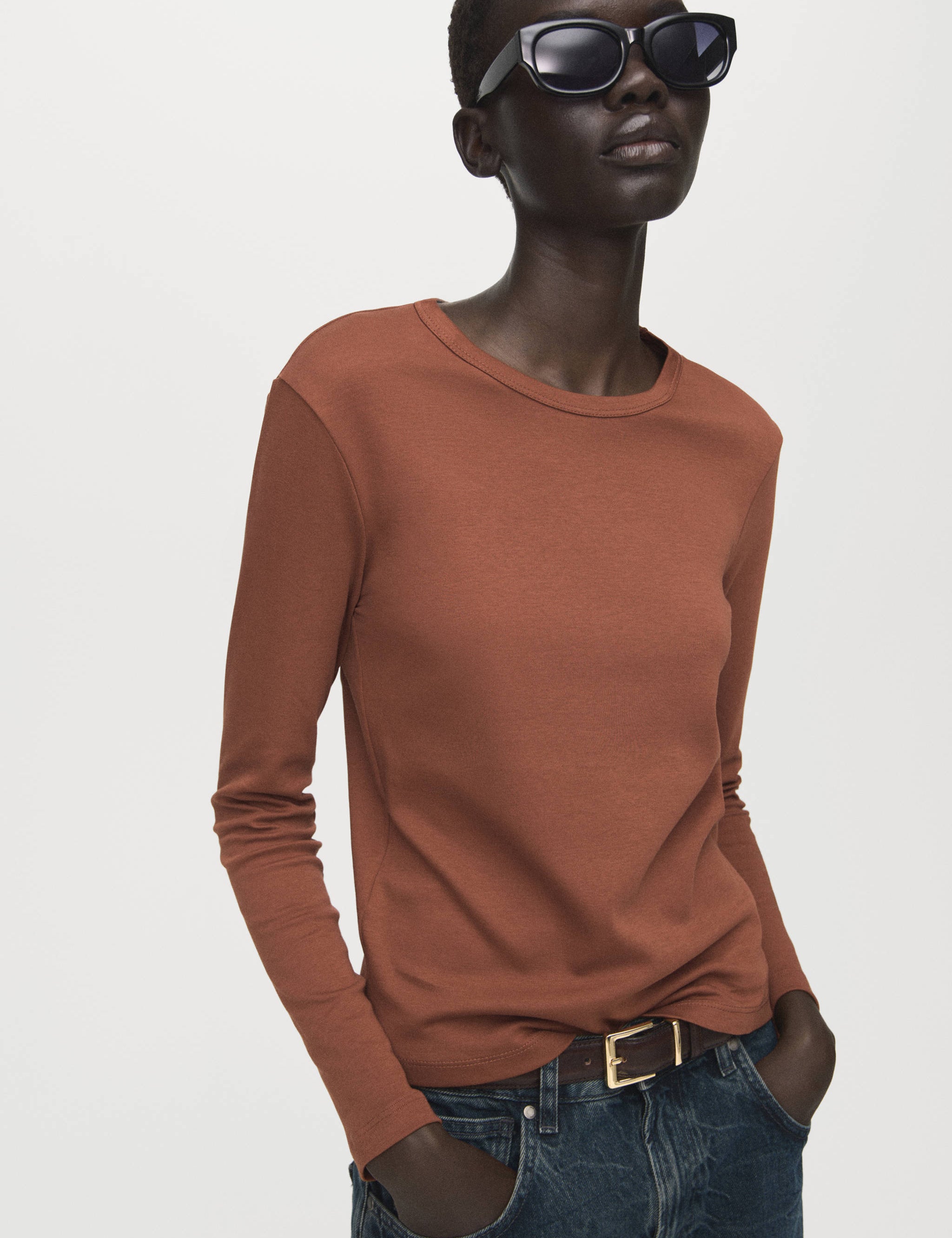 Mango t-shirt nisa in color 79 - 002