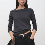 Mango t-shirt nisa in anthracite - 002