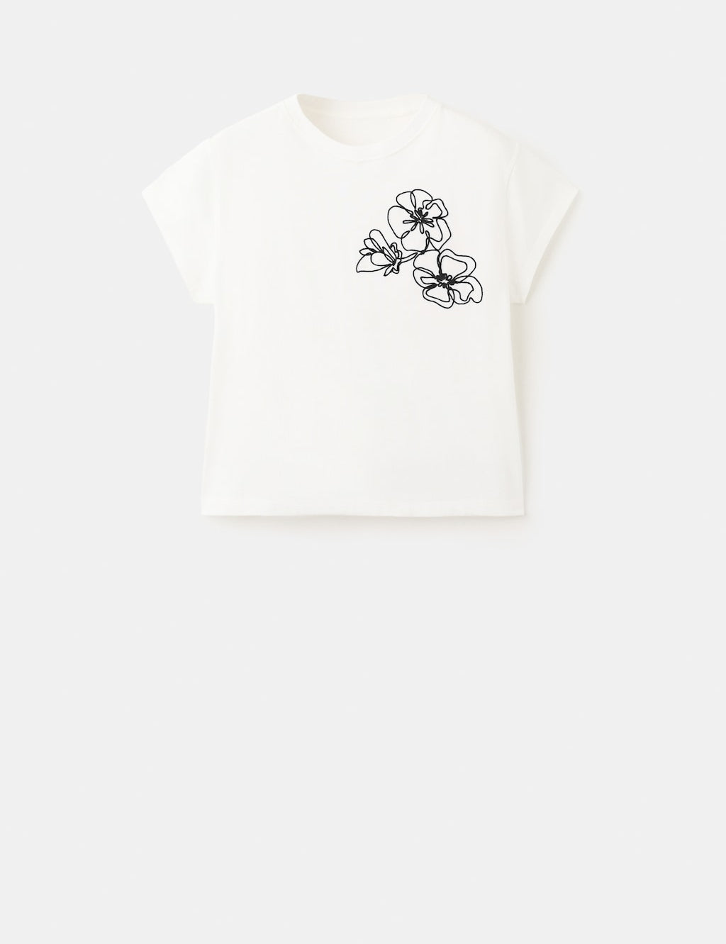 Mango t-shirt patrick in off white - Image 2