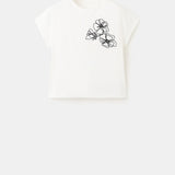 Mango t-shirt patrick in off white - Image 2