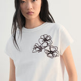 Mango t-shirt patrick in off white - Image 4