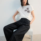 Mango t-shirt patrick in off white - Image 5