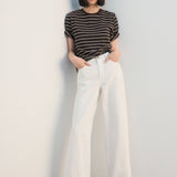 Mango t-shirt bella in brown - 001