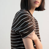 Mango t-shirt bella in brown - 002