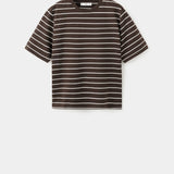 Mango t-shirt bella in brown - 021