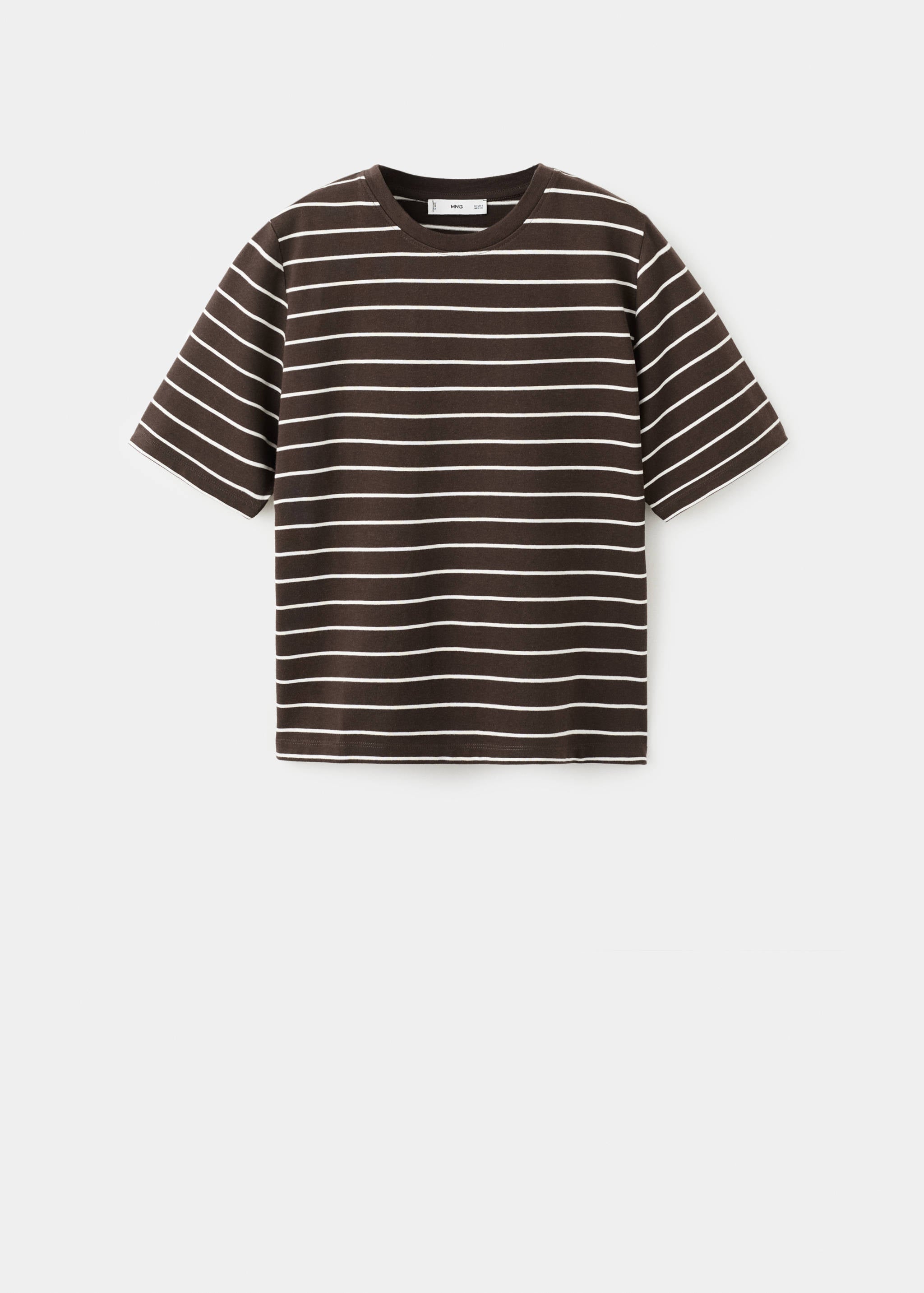 Mango t-shirt bella in brown - 021