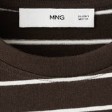 Mango t-shirt bella in brown - 023
