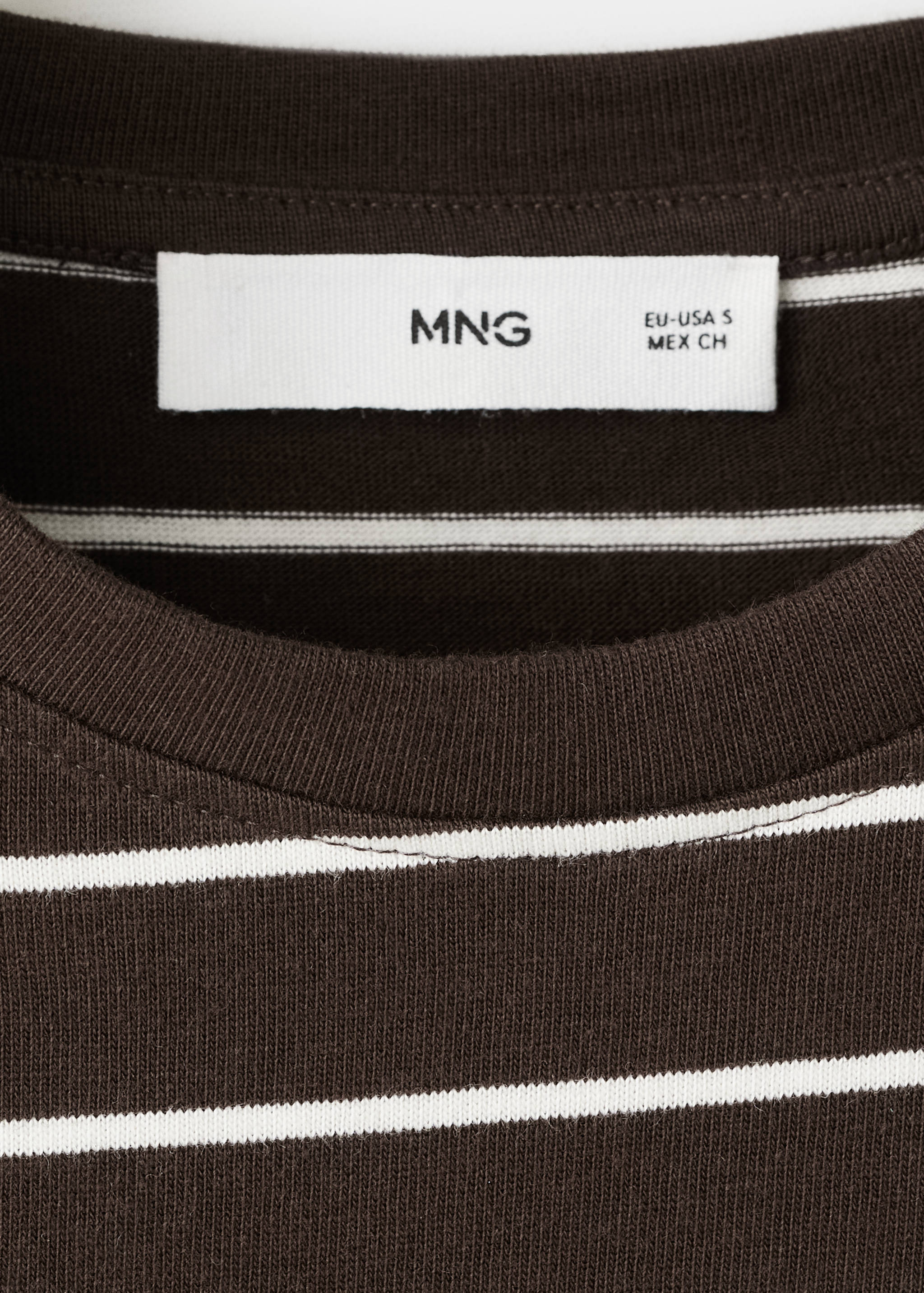Mango t-shirt bella in brown - 023