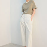 Mango t-shirt bella in pastel green - 001