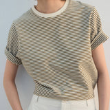 Mango t-shirt bella in pastel green - 002