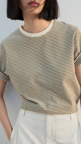 Mango t-shirt bella in pastel green - 002