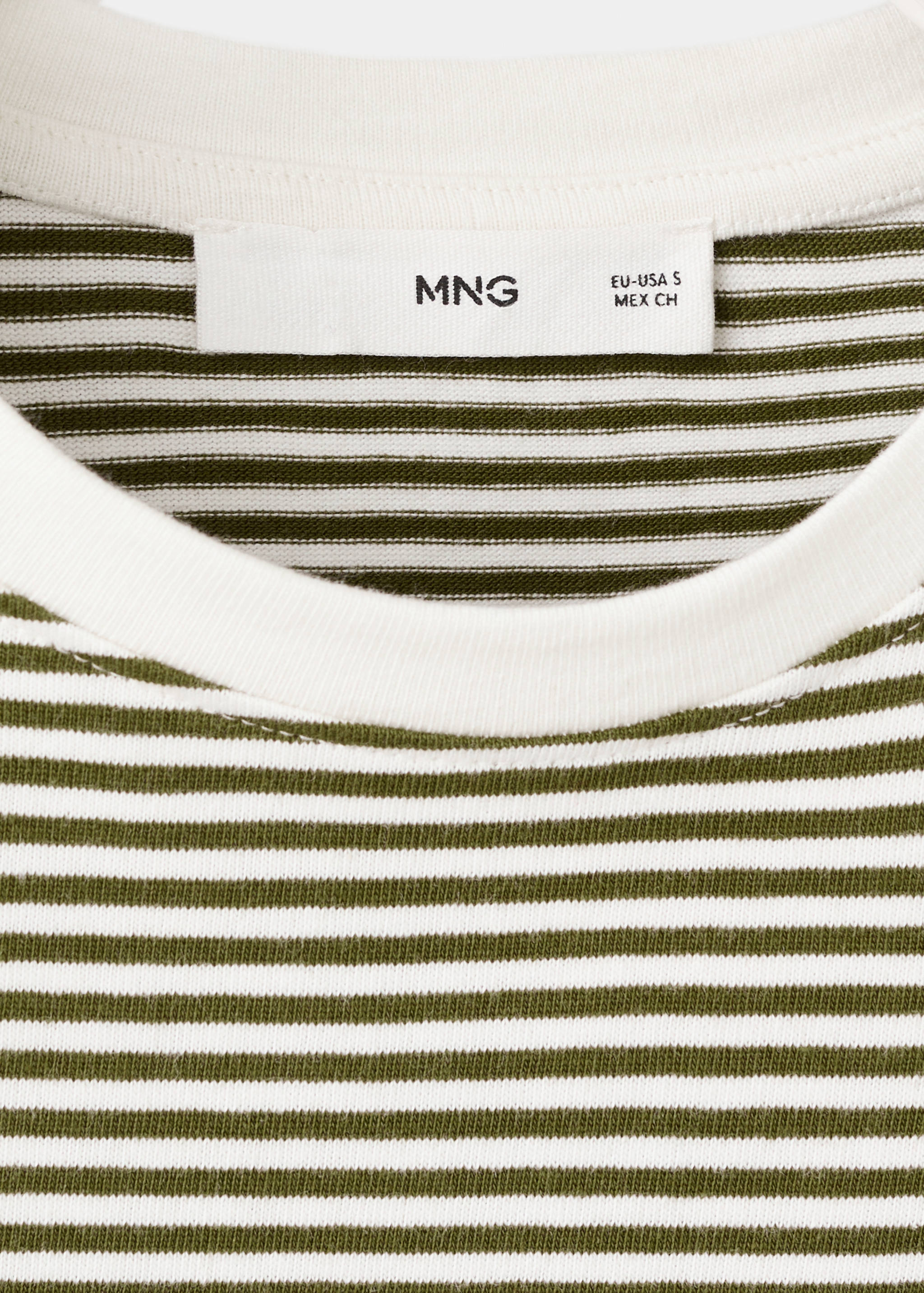 Mango t-shirt bella in pastel green - 023