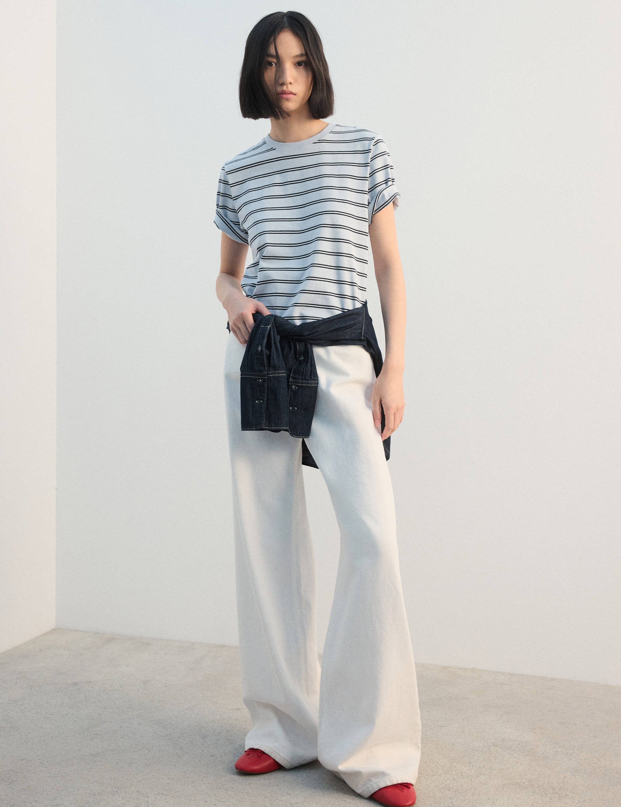 Mango t-shirt bella in celestial - 001