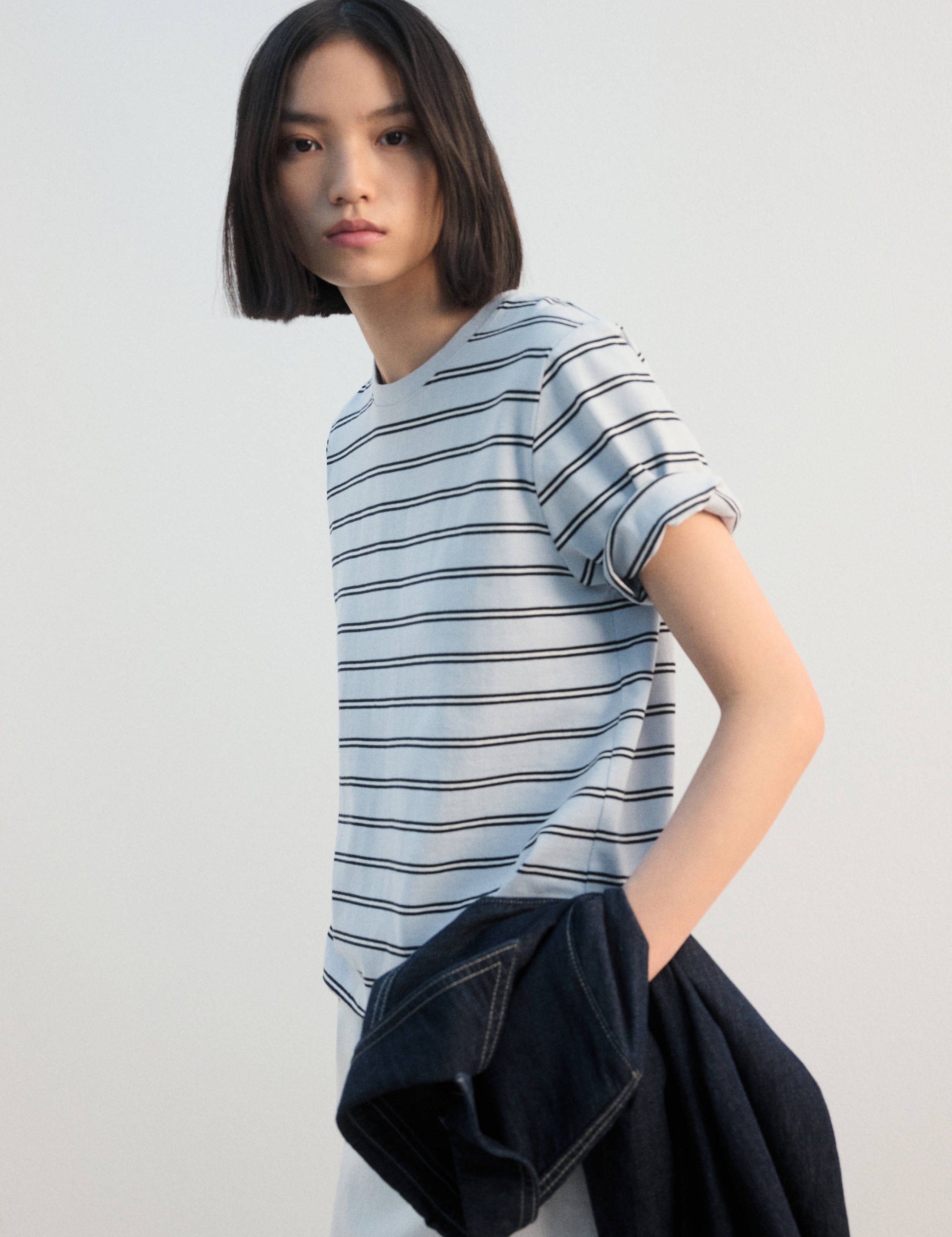 Mango t-shirt bella in celestial - 002