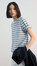 Mango t-shirt bella in celestial - 002