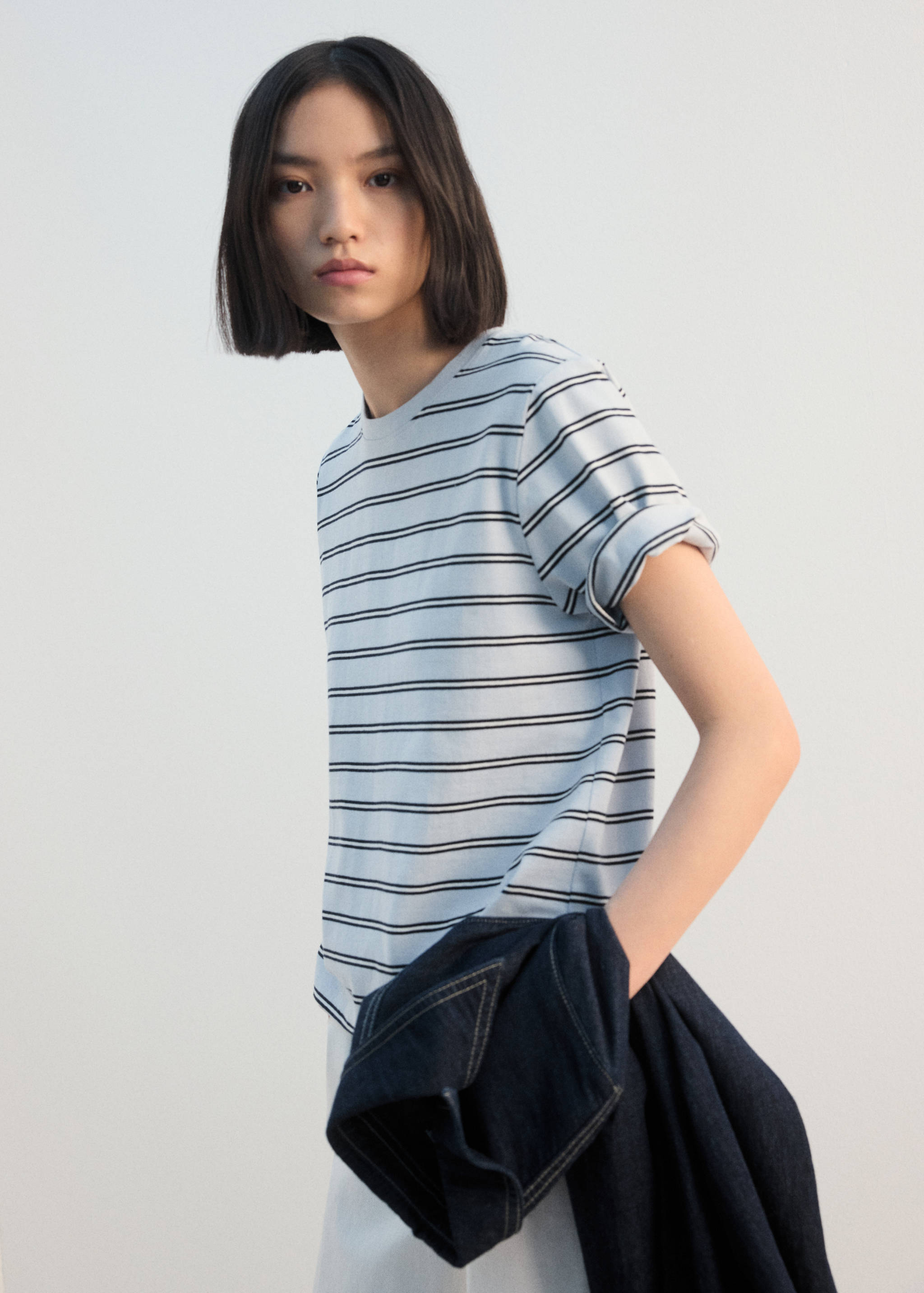Mango t-shirt bella in celestial - 002