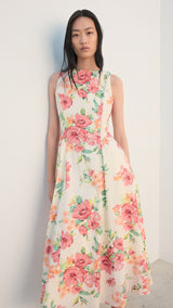 Mango dress nicole in off white - Image 1