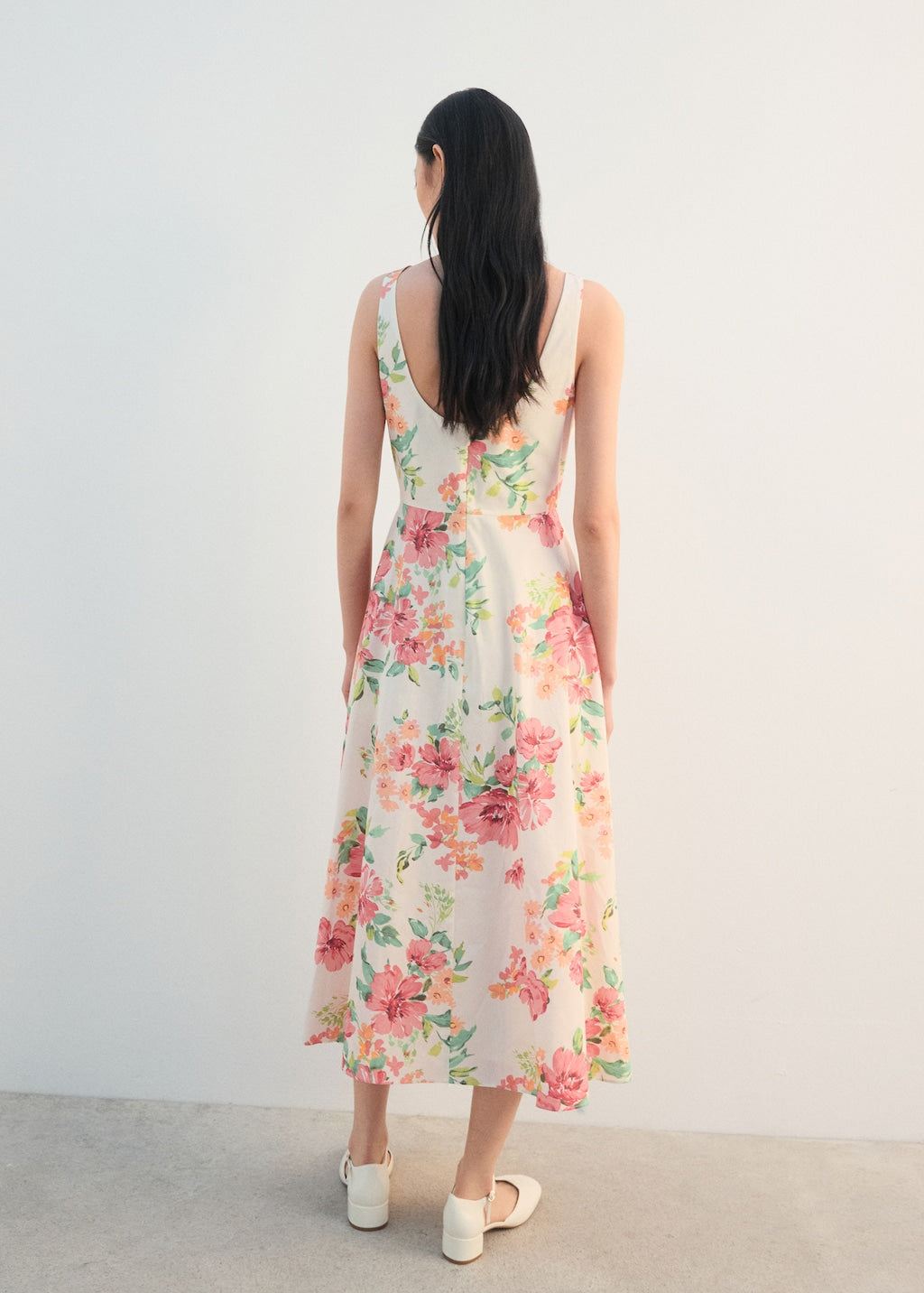 Mango dress nicole in off white - Image 6
