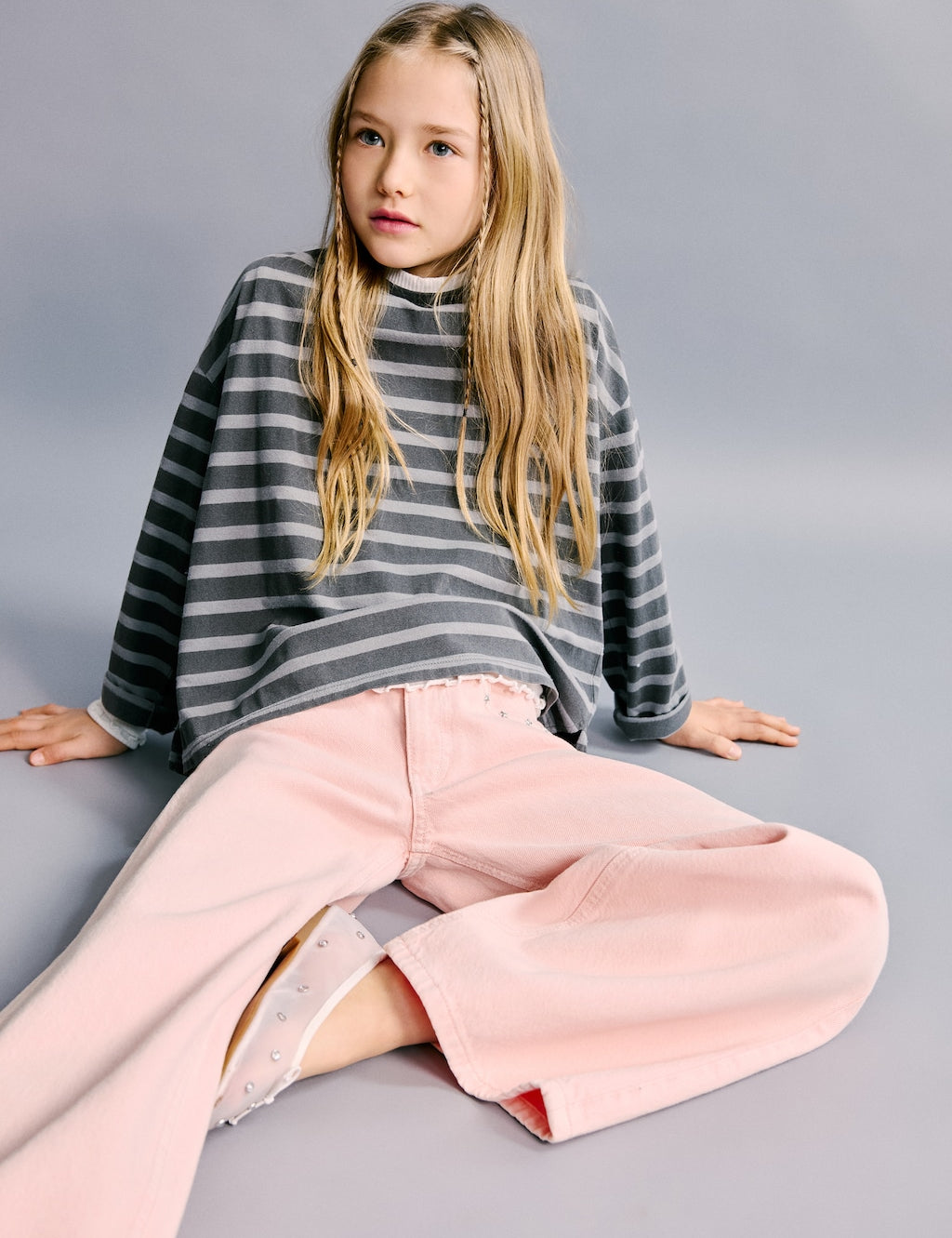 Mango jeans lowrisee in pink - Image 1