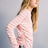 Mango t-shirt gat in pink - Image 1