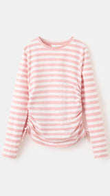 Mango t-shirt gat in pink - Image 2